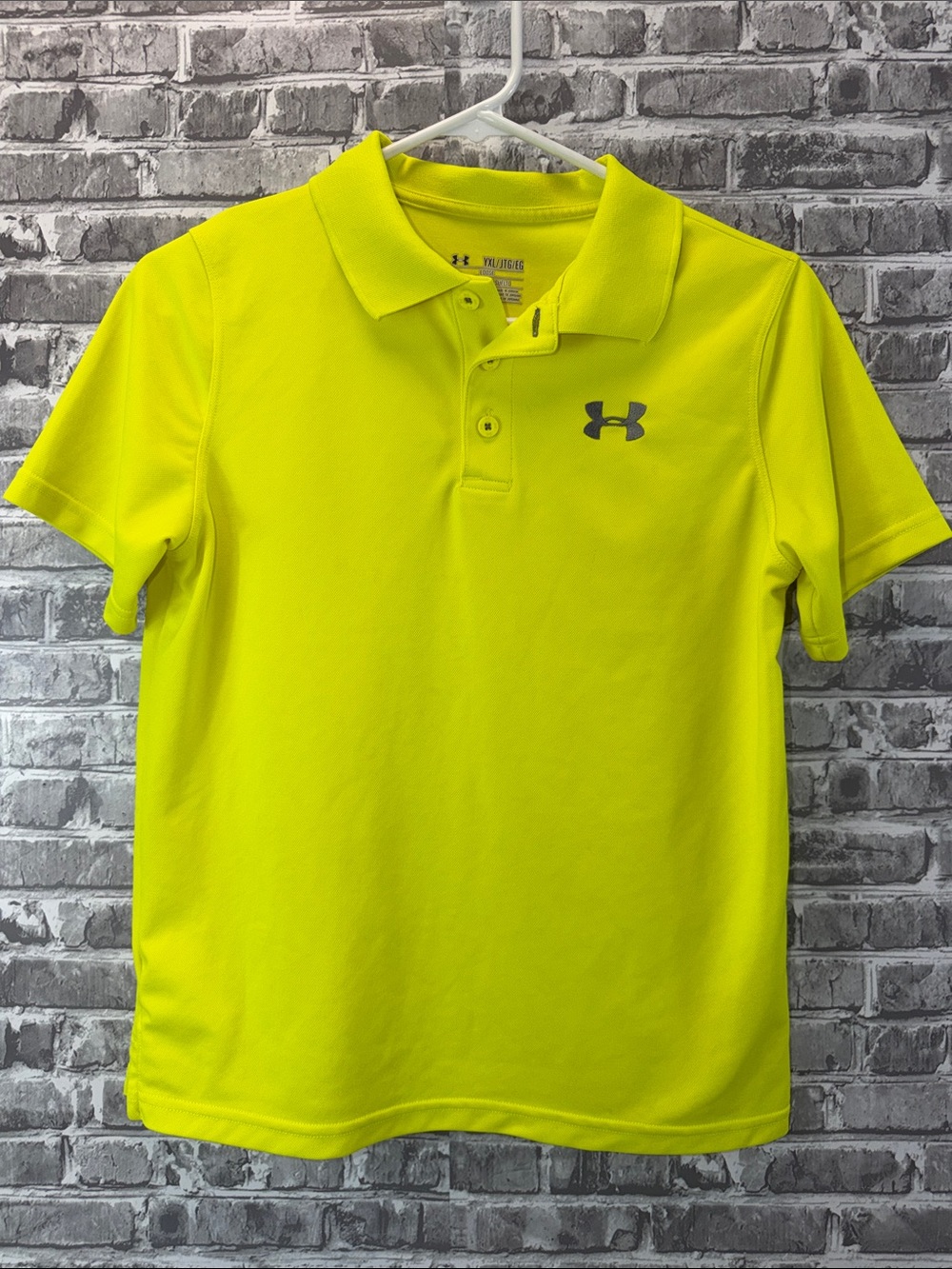 Under Armour Bright Neon Yellow Boys' Polo